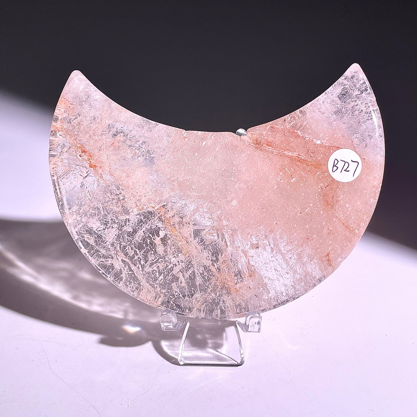 B727◇ピンクアゼツライト  ムーン◇90×43×3mm◇天然石・鉱物・パワーストーン