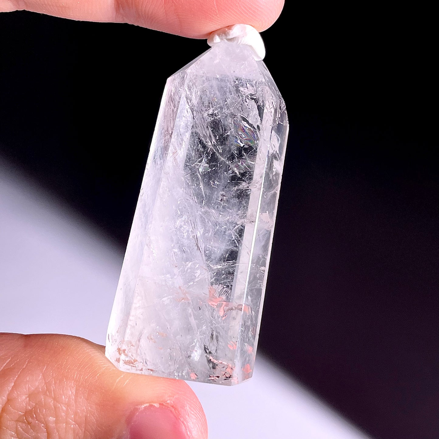 B735◇グリーンクォーツ  ピラー◇40×40×4mm◇天然石・鉱物・パワーストーン