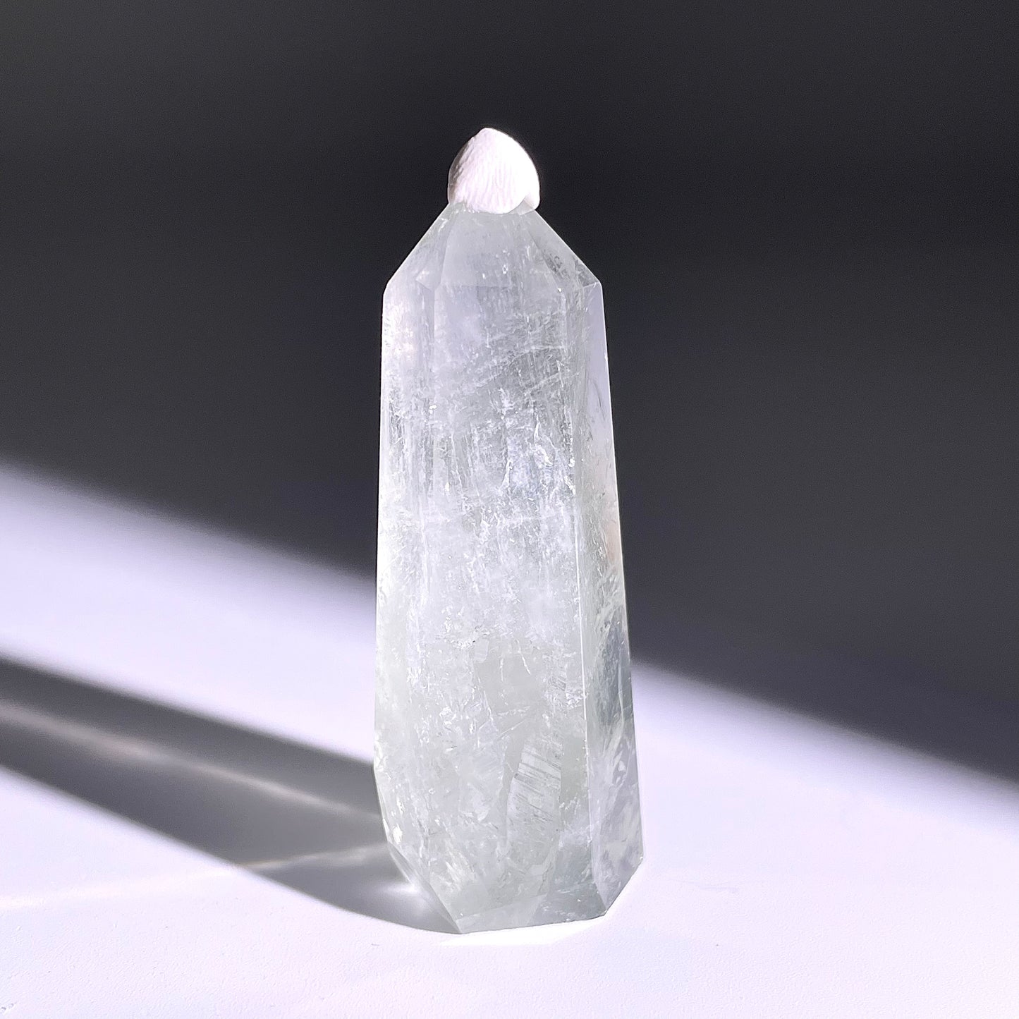 B739◇グリーンクォーツ  ピラー◇40×7×5mm◇天然石・鉱物・パワーストーン