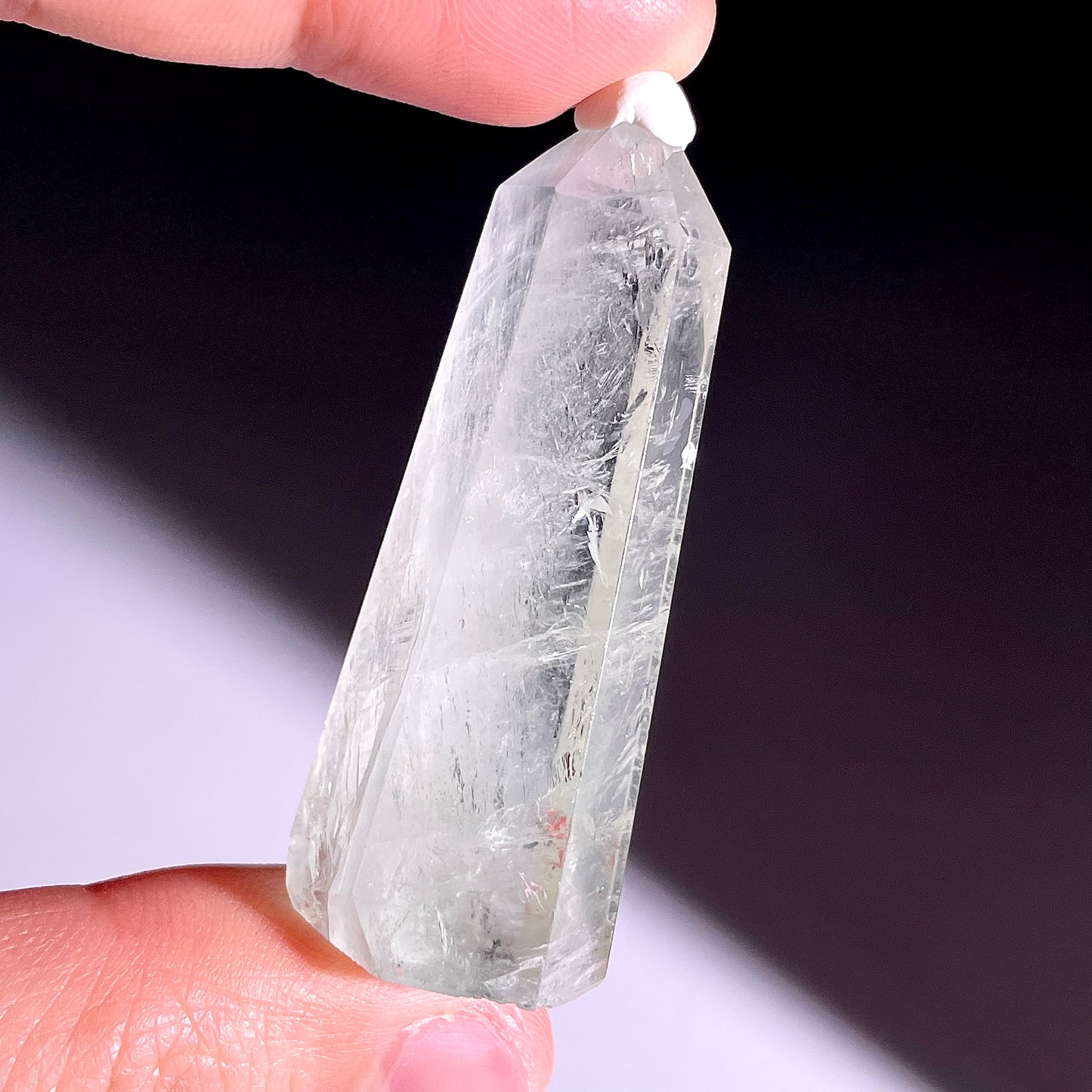 B739◇グリーンクォーツ  ピラー◇40×7×5mm◇天然石・鉱物・パワーストーン