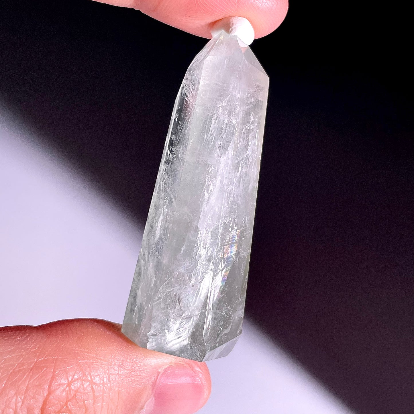 B739◇グリーンクォーツ  ピラー◇40×7×5mm◇天然石・鉱物・パワーストーン