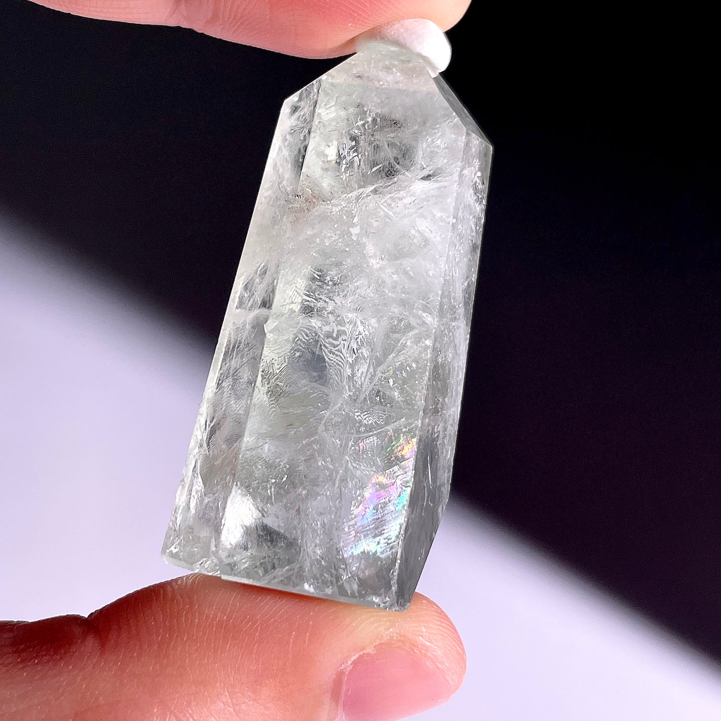 B742◇グリーンクォーツ  ピラー◇35×10×7mm◇天然石・鉱物・パワーストーン