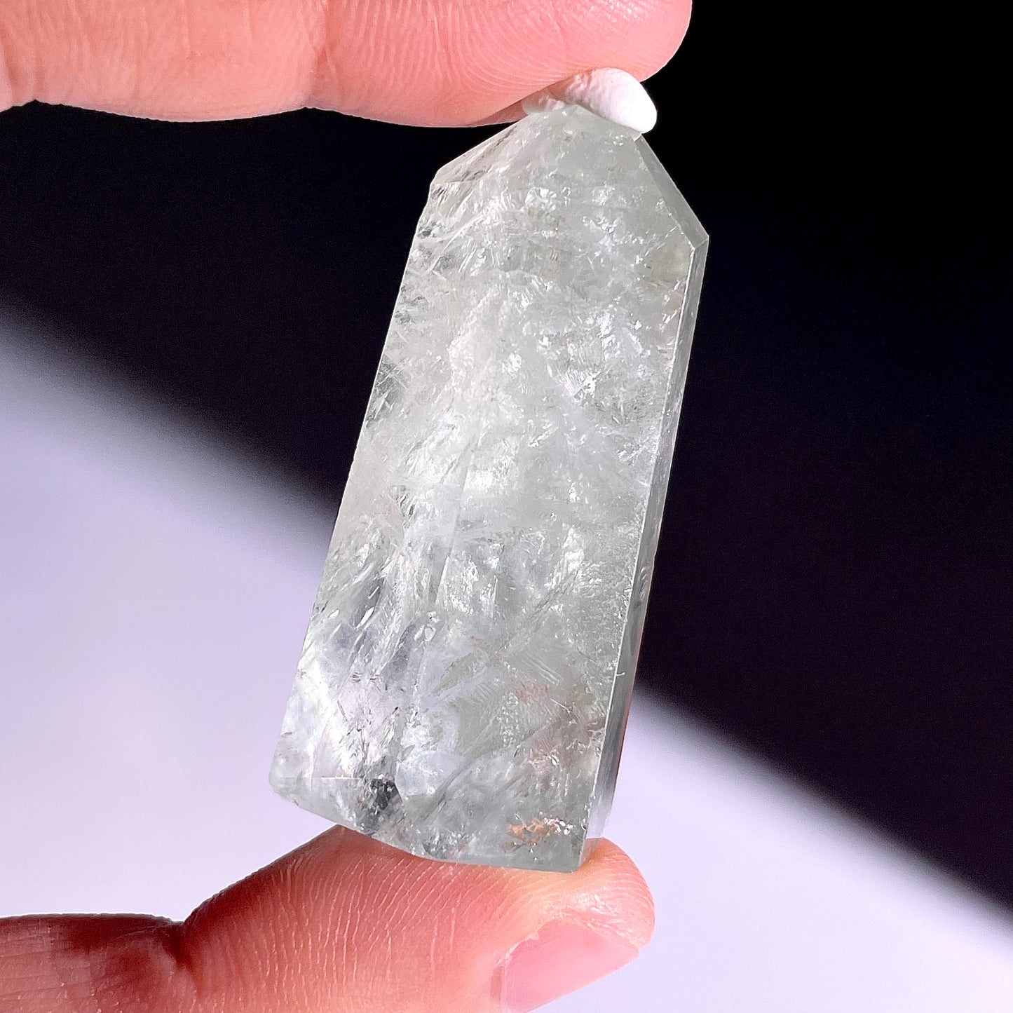 B742◇グリーンクォーツ  ピラー◇35×10×7mm◇天然石・鉱物・パワーストーン