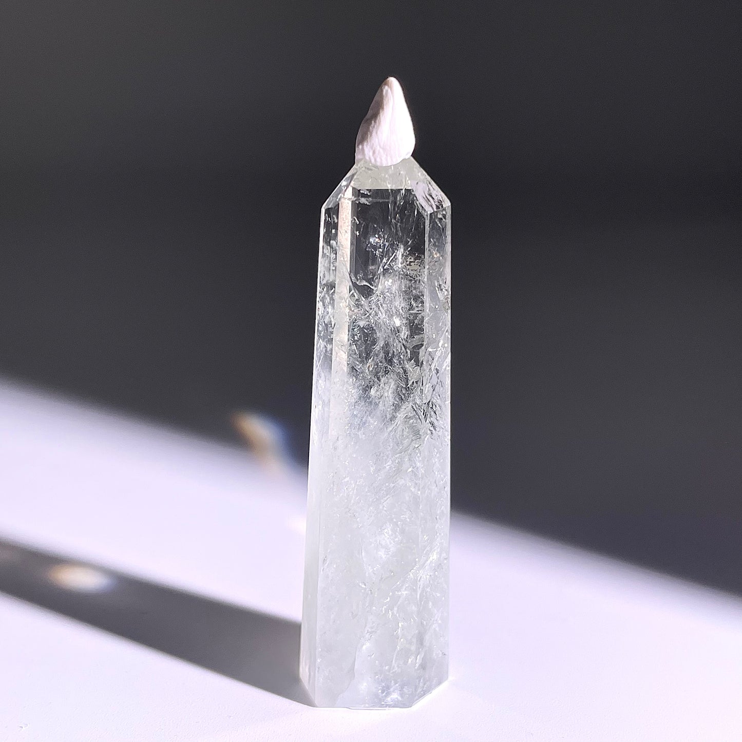 B743◇グリーンクォーツ  ピラー◇44×7×1mm◇天然石・鉱物・パワーストーン