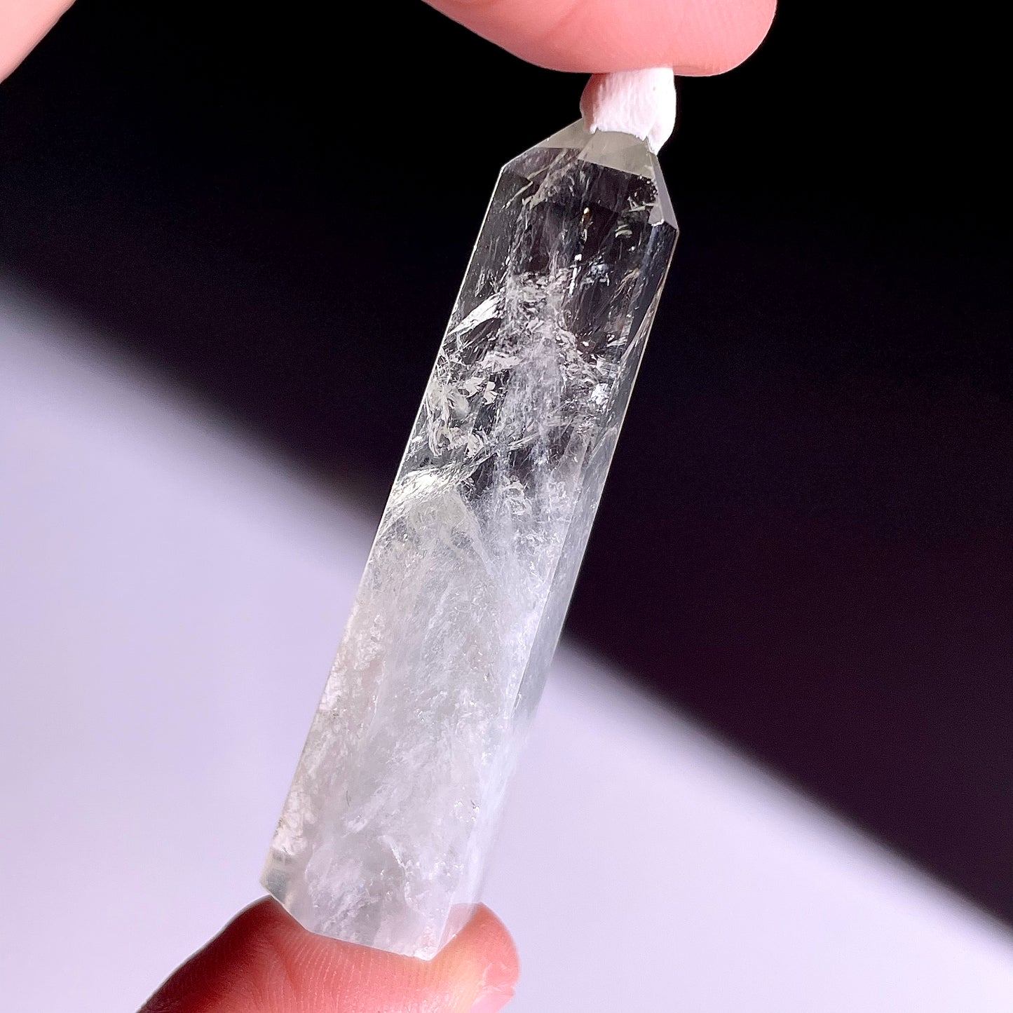 B743◇グリーンクォーツ  ピラー◇44×7×1mm◇天然石・鉱物・パワーストーン