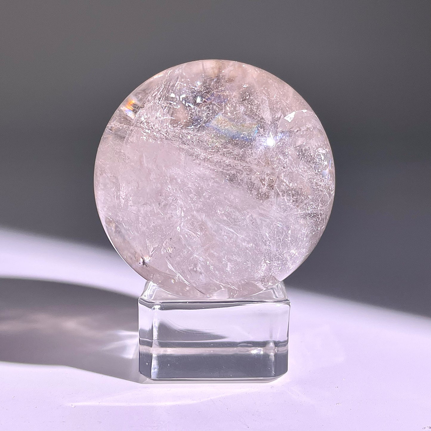 B748◇水晶アゼツライト ボール◇39×39×39mm◇天然石・鉱物・パワーストーン