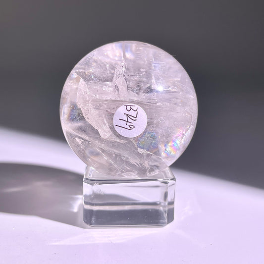 B749◇水晶アゼツライト ボール◇36×36×36mm◇天然石・鉱物・パワーストーン
