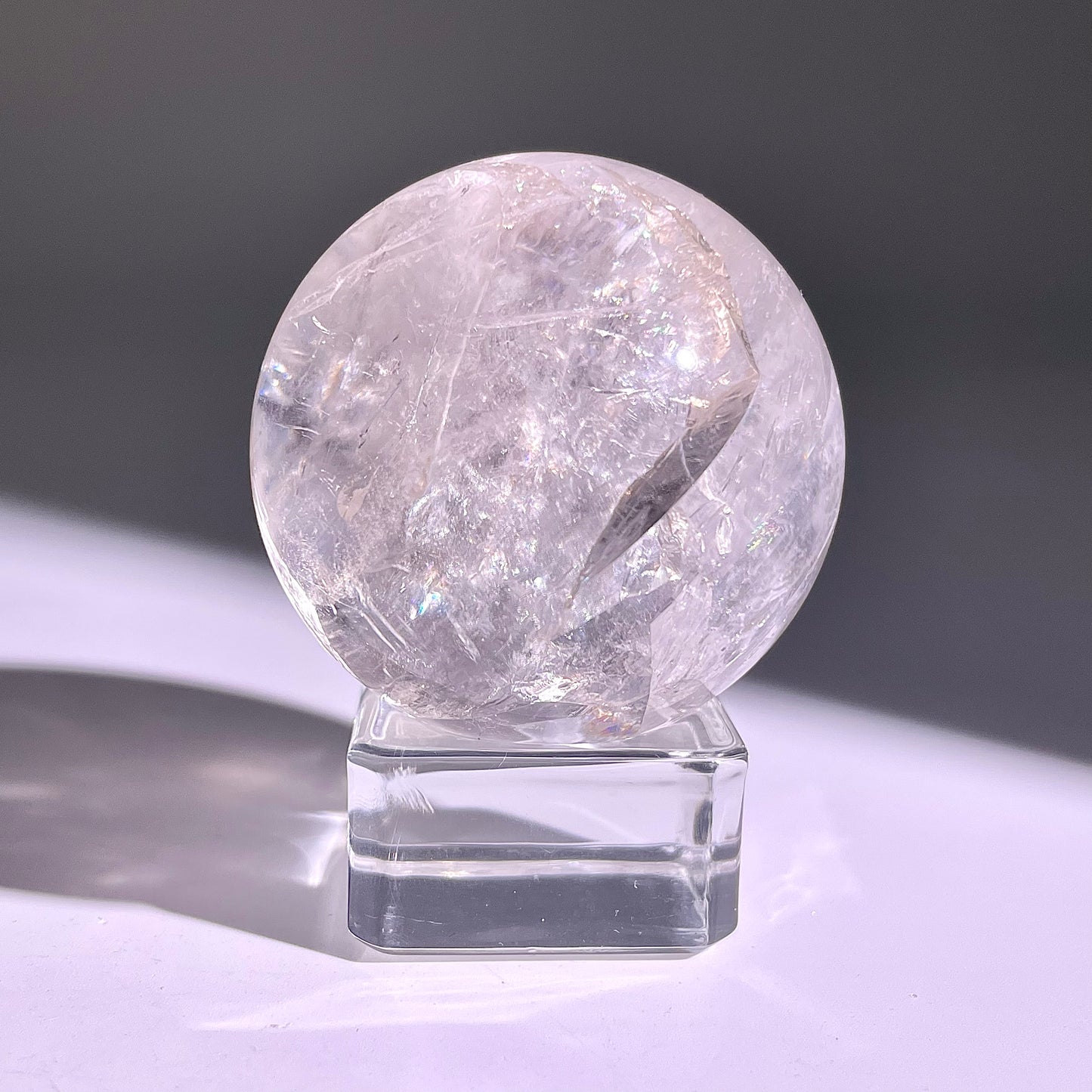 B749◇水晶アゼツライト ボール◇36×36×36mm◇天然石・鉱物・パワーストーン