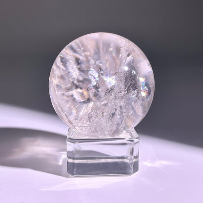 B750◇水晶アゼツライト ボール◇34×34×34mm◇天然石・鉱物・パワーストーン