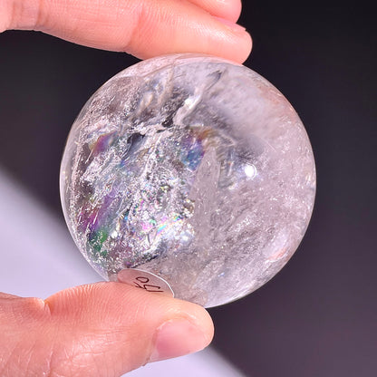 B750◇水晶アゼツライト ボール◇34×34×34mm◇天然石・鉱物・パワーストーン