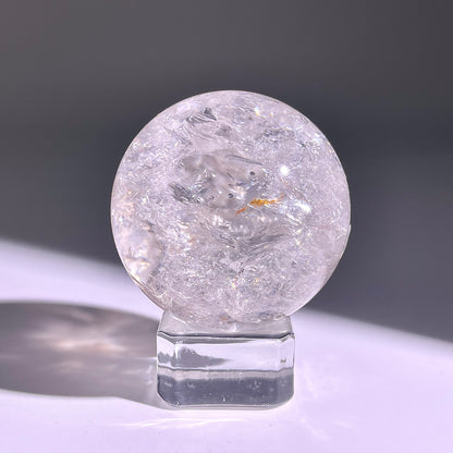 B751◇水晶アゼツライト ボール◇33×33×33mm◇天然石・鉱物・パワーストーン