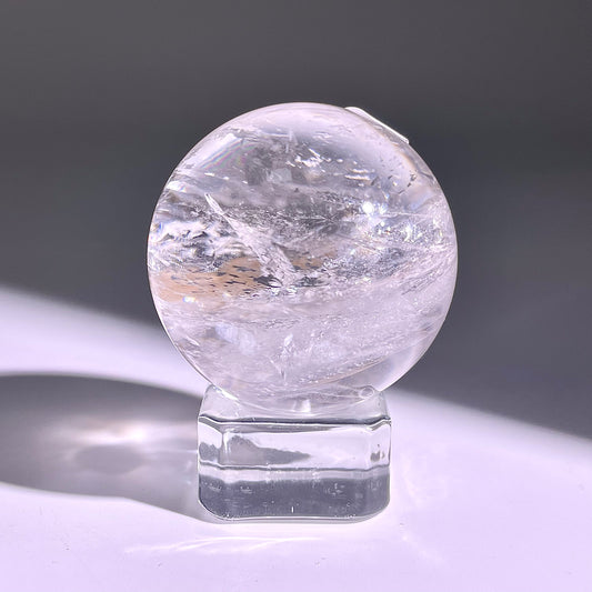 B752◇水晶アゼツライト ボール◇30×30×30mm◇天然石・鉱物・パワーストーン