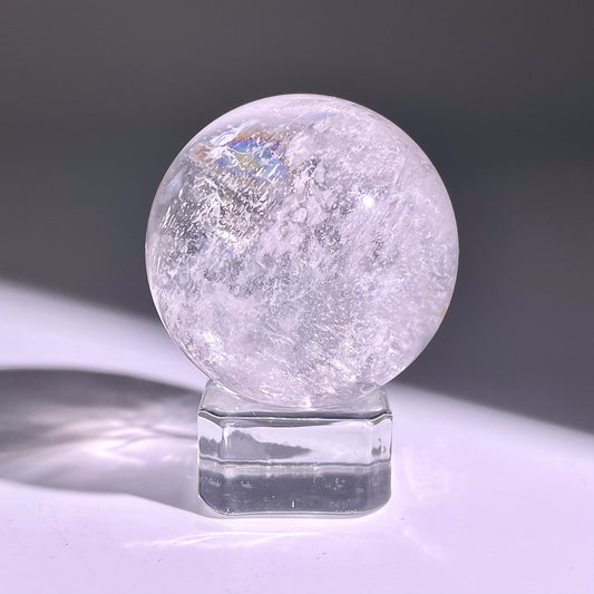 B752◇水晶アゼツライト ボール◇30×30×30mm◇天然石・鉱物・パワーストーン