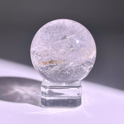 B752◇水晶アゼツライト ボール◇30×30×30mm◇天然石・鉱物・パワーストーン