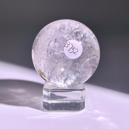 B752◇水晶アゼツライト ボール◇30×30×30mm◇天然石・鉱物・パワーストーン