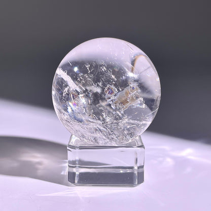 B753◇水晶アゼツライト ボール◇34×34×34mm◇天然石・鉱物・パワーストーン
