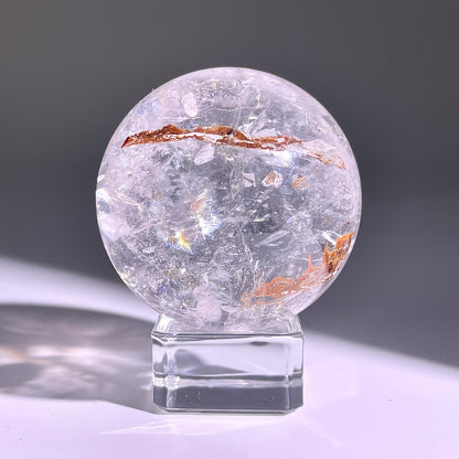 B754◇水晶アゼツライト ボール◇44×44×44mm◇天然石・鉱物・パワーストーン