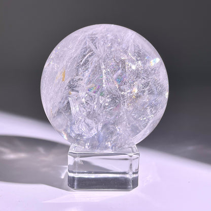 B755◇水晶アゼツライト ボール◇45×45×45mm◇天然石・鉱物・パワーストーン