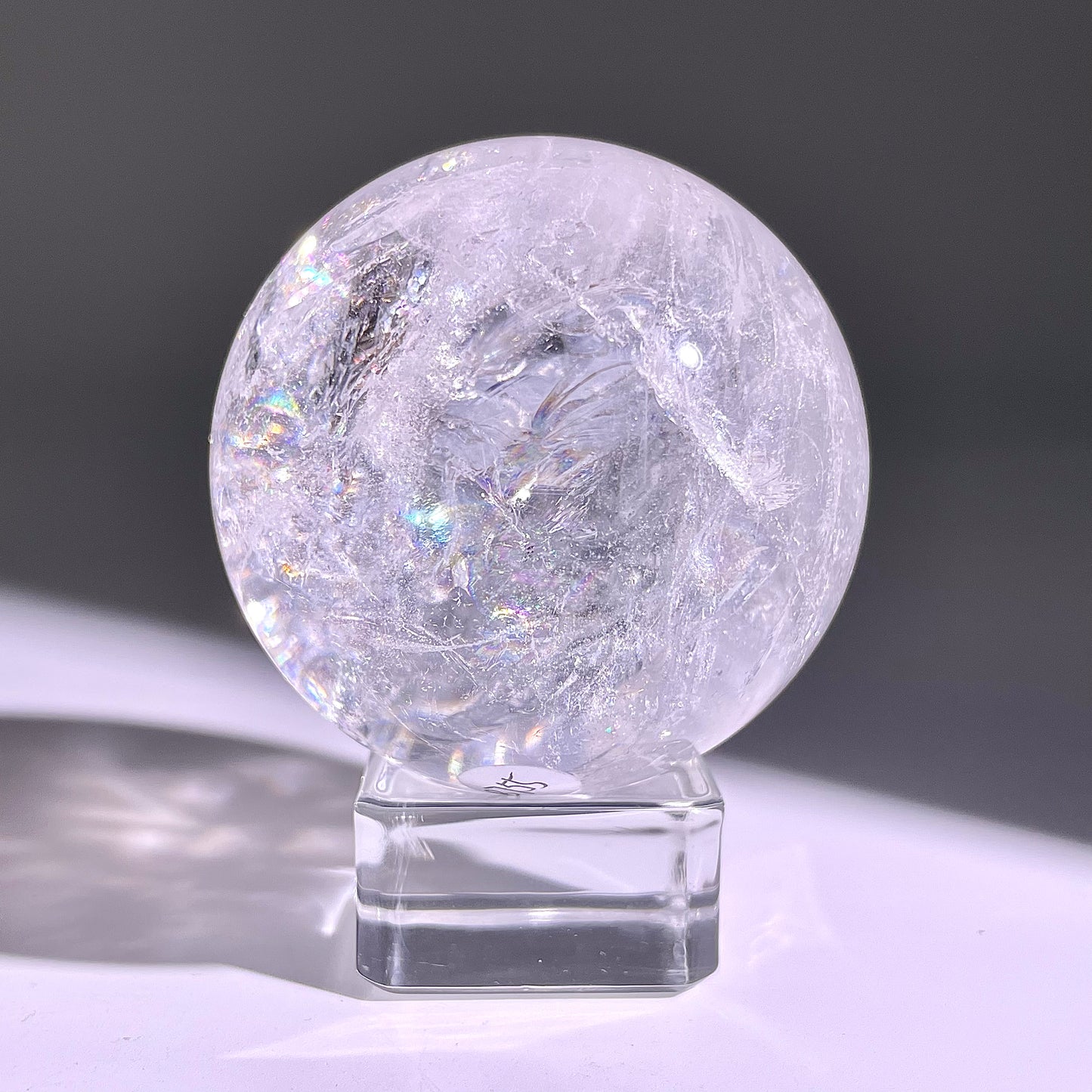 B755◇水晶アゼツライト ボール◇45×45×45mm◇天然石・鉱物・パワーストーン