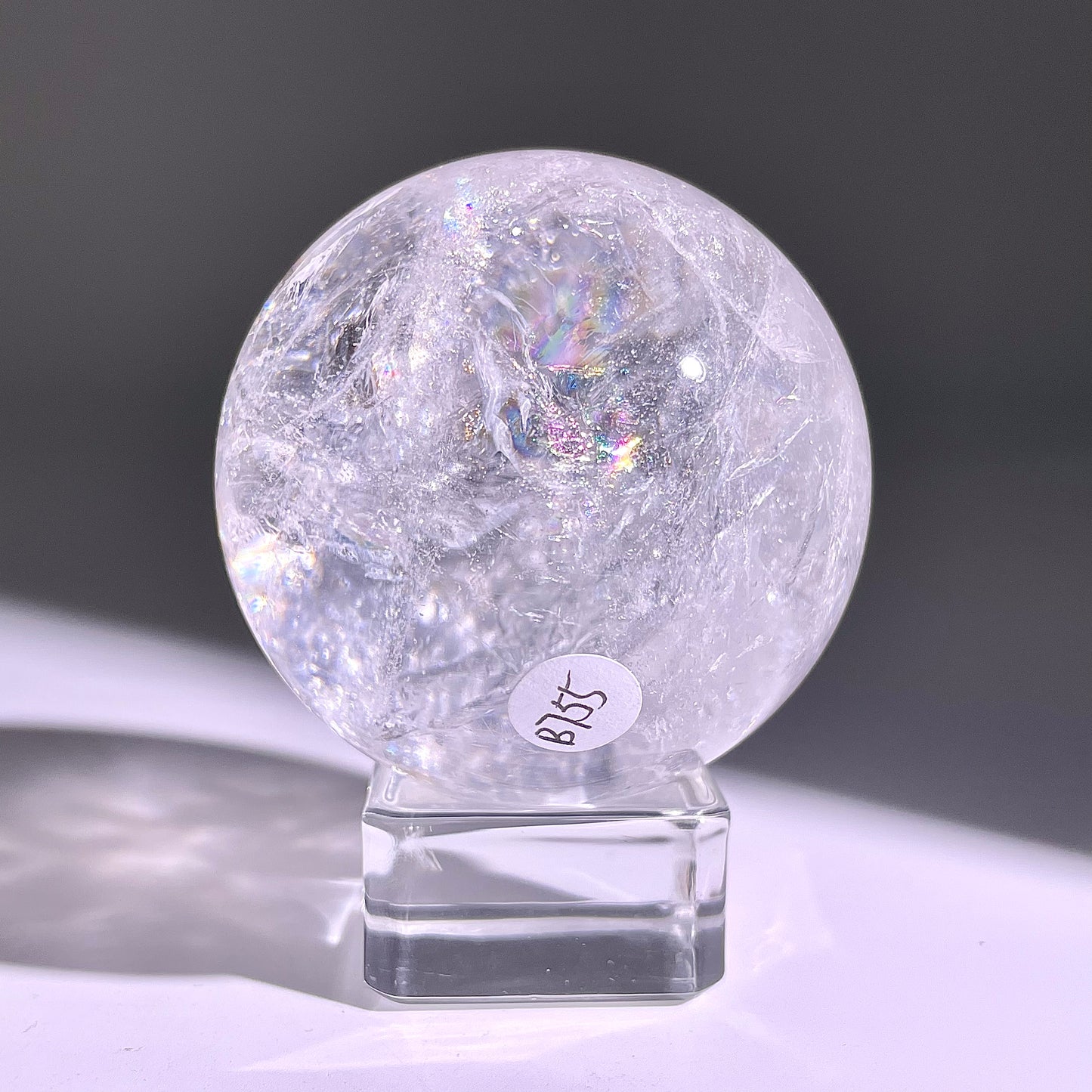B755◇水晶アゼツライト ボール◇45×45×45mm◇天然石・鉱物・パワーストーン