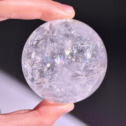 B755◇水晶アゼツライト ボール◇45×45×45mm◇天然石・鉱物・パワーストーン