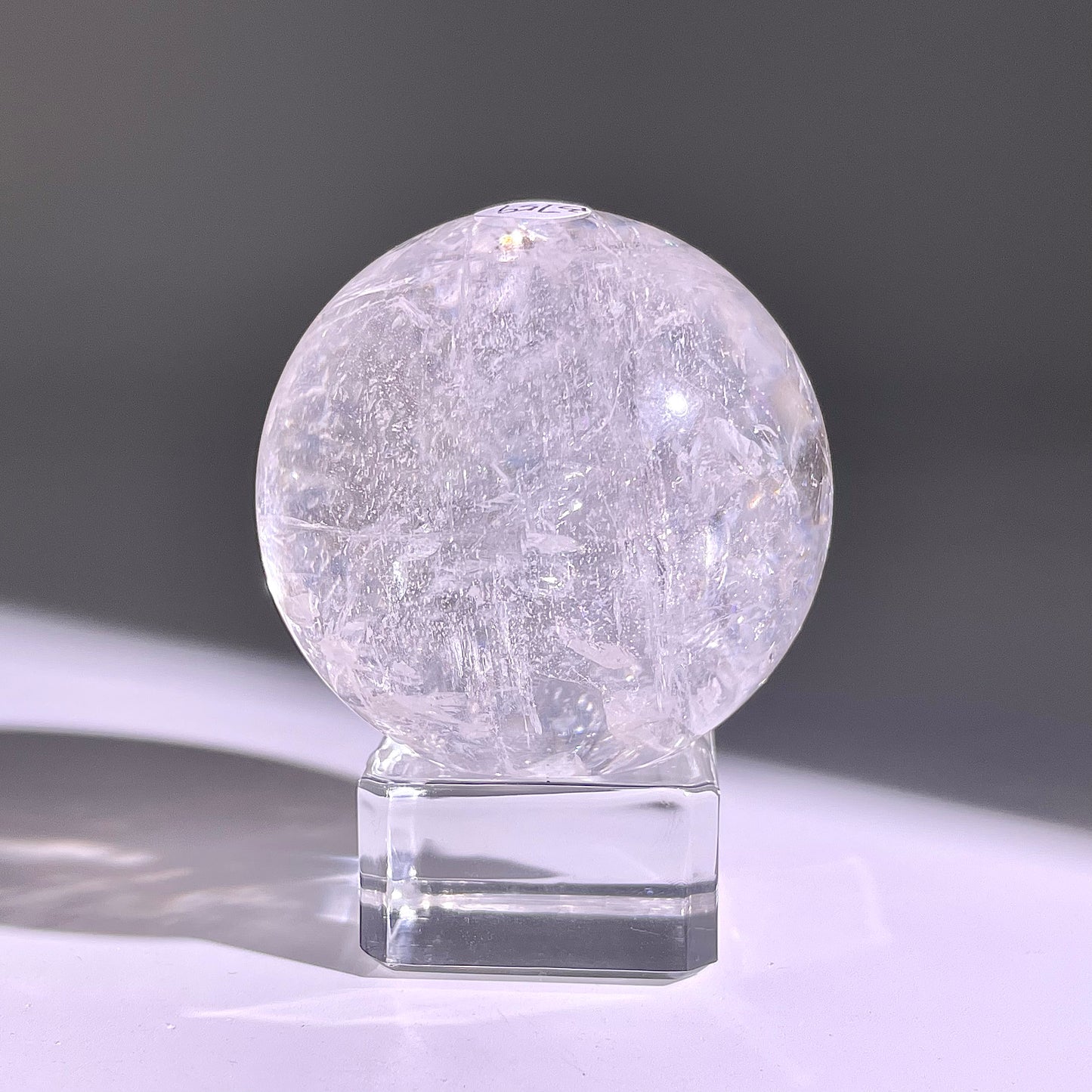 B759◇水晶アゼツライト ボール◇39×39×39mm◇天然石・鉱物・パワーストーン