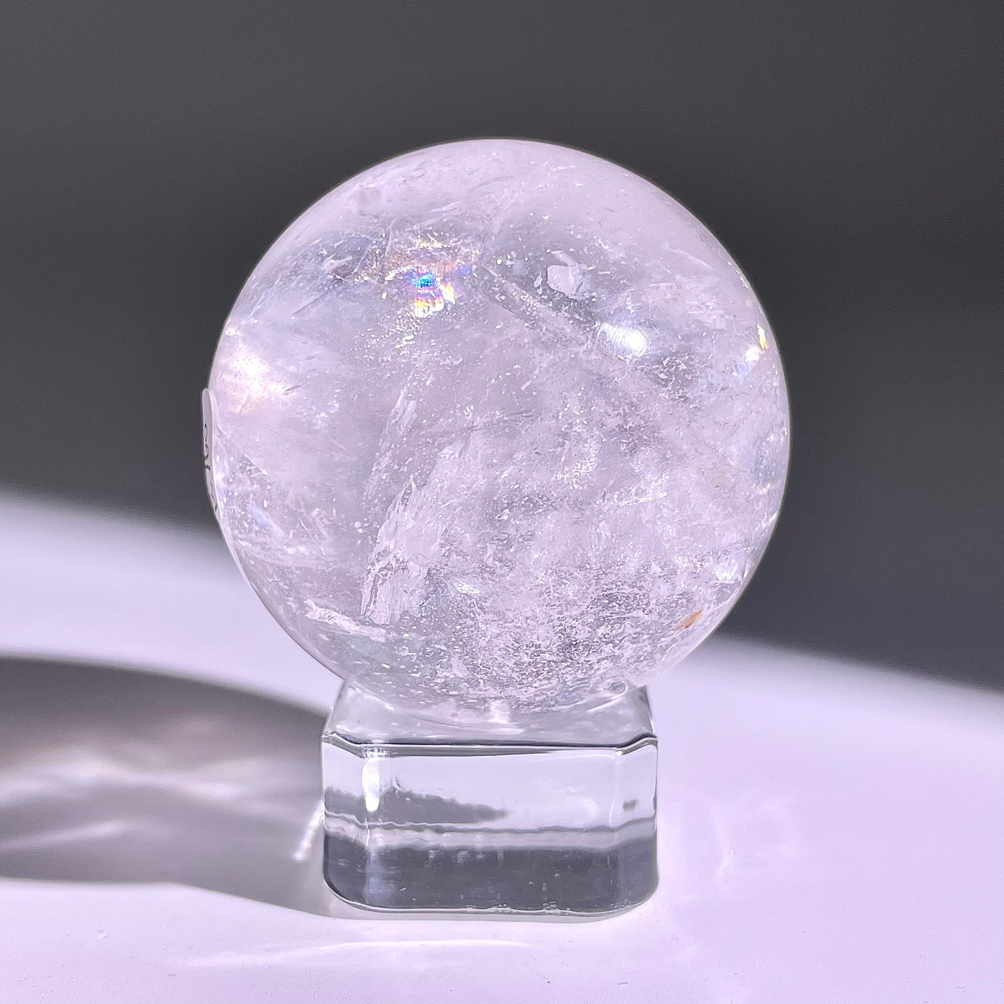 B760◇水晶アゼツライト ボール◇34×34×34mm◇天然石・鉱物・パワーストーン