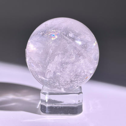 B760◇水晶アゼツライト ボール◇34×34×34mm◇天然石・鉱物・パワーストーン