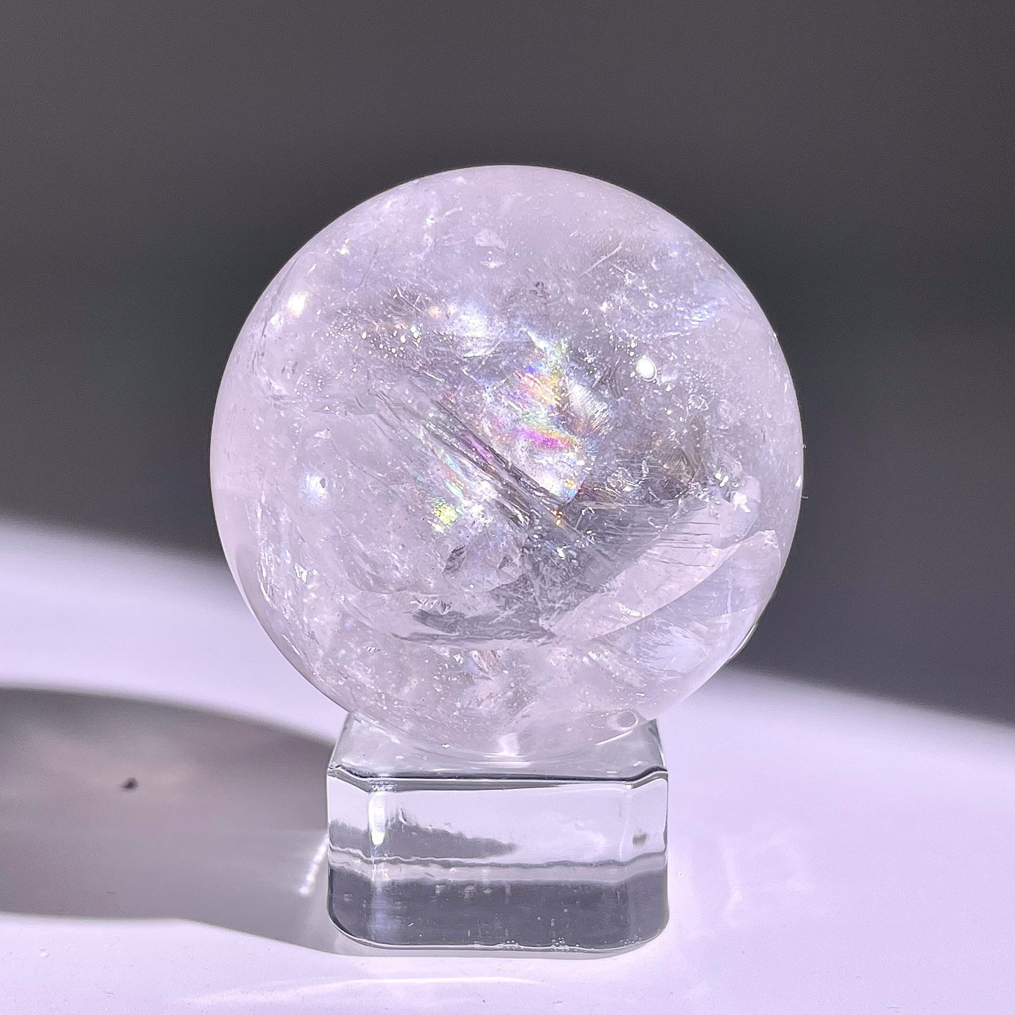 B760◇水晶アゼツライト ボール◇34×34×34mm◇天然石・鉱物・パワーストーン