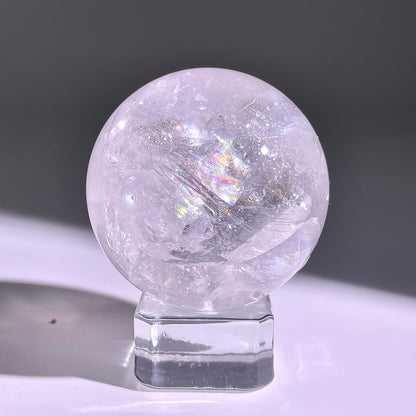 B760◇水晶アゼツライト ボール◇34×34×34mm◇天然石・鉱物・パワーストーン