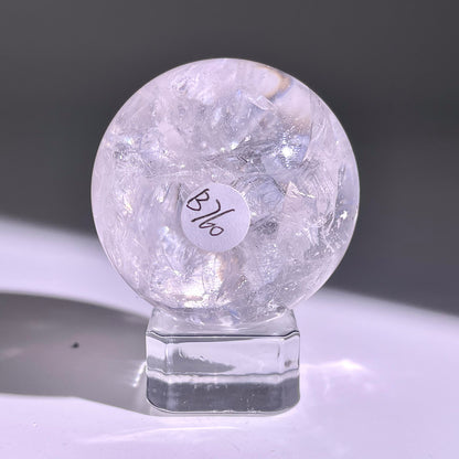 B760◇水晶アゼツライト ボール◇34×34×34mm◇天然石・鉱物・パワーストーン