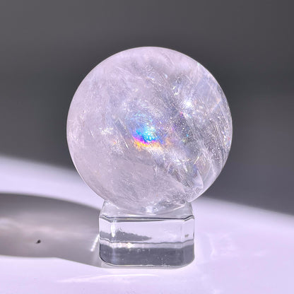 B760◇水晶アゼツライト ボール◇34×34×34mm◇天然石・鉱物・パワーストーン