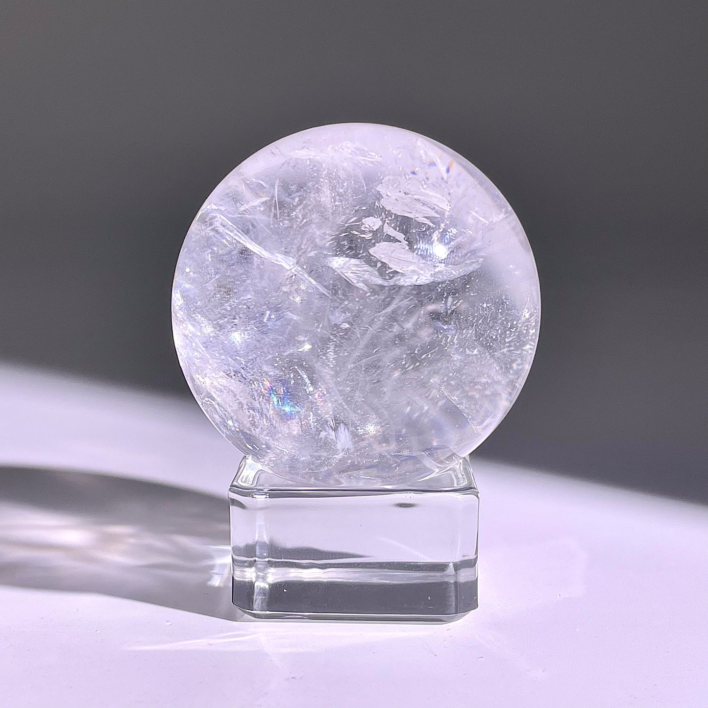 B761◇水晶アゼツライト ボール◇36×36×36mm◇天然石・鉱物・パワーストーン