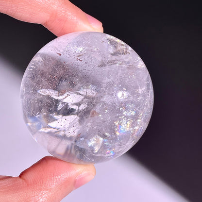B761◇水晶アゼツライト ボール◇36×36×36mm◇天然石・鉱物・パワーストーン