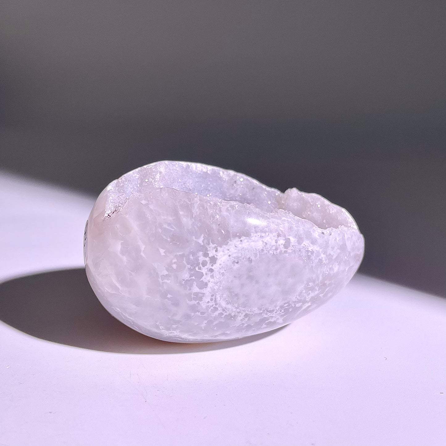 B765◇彩晶マシュマロ エッグ◇54×35×26mm◇天然石・鉱物・パワーストーン