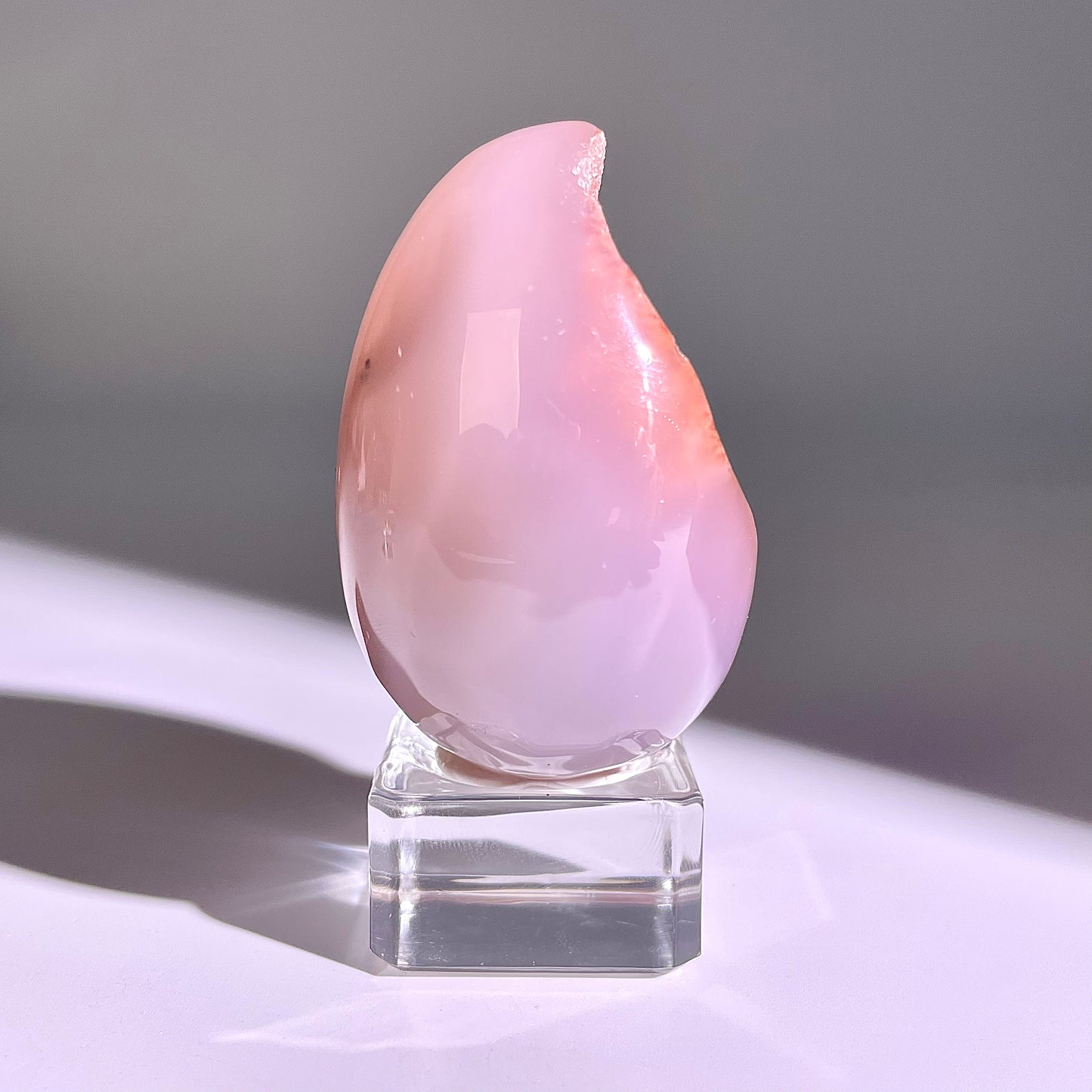 B767◇彩晶マシュマロ エッグ◇60×44×37mm◇天然石・鉱物・パワーストーン