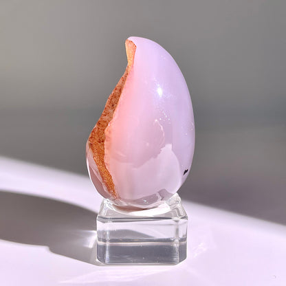 B767◇彩晶マシュマロ エッグ◇60×44×37mm◇天然石・鉱物・パワーストーン