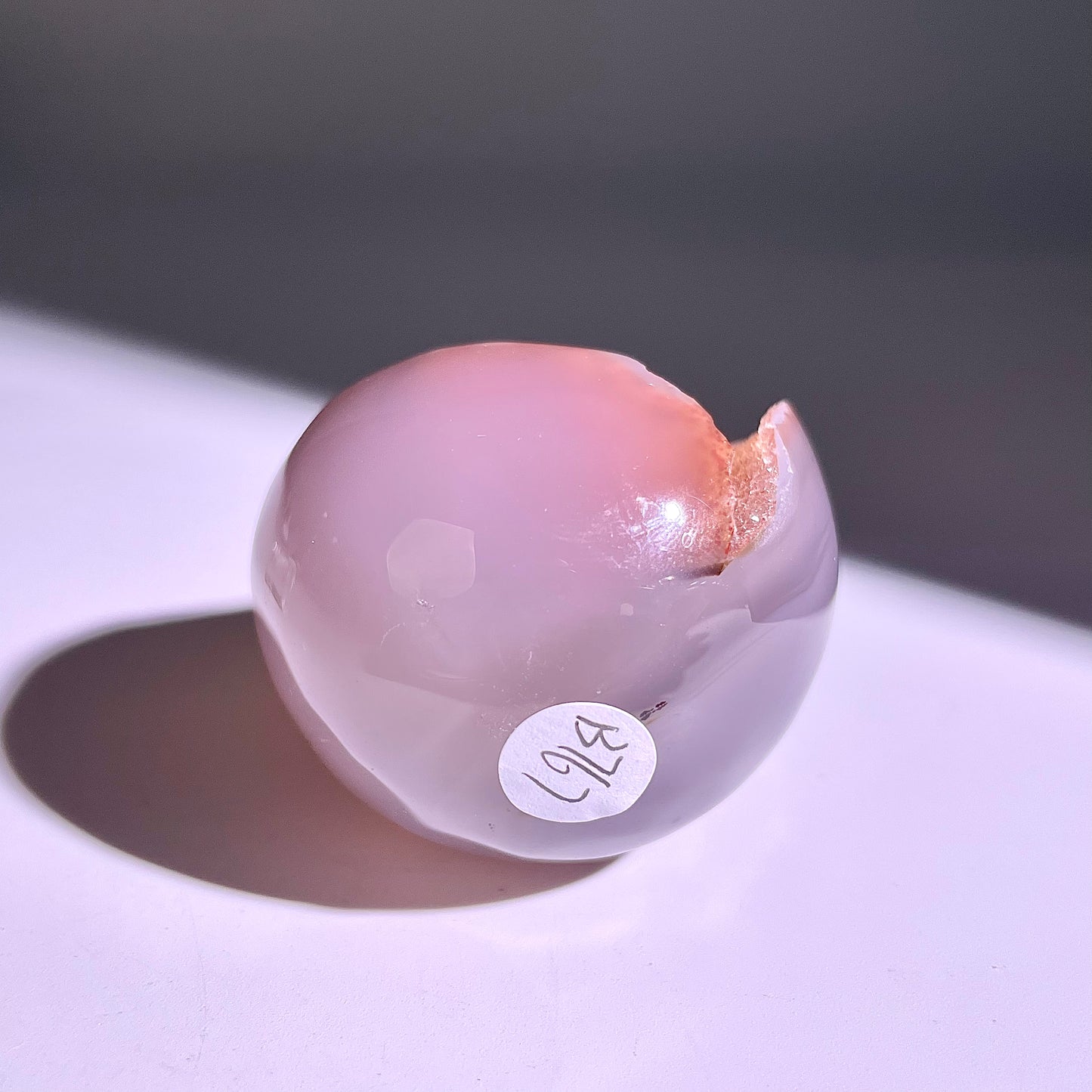 B767◇彩晶マシュマロ エッグ◇60×44×37mm◇天然石・鉱物・パワーストーン