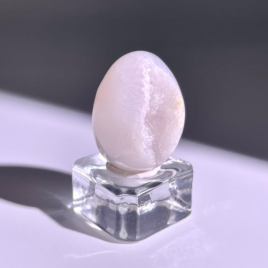 B770◇彩晶マシュマロ エッグ◇29×22×20mm◇天然石・鉱物・パワーストーン