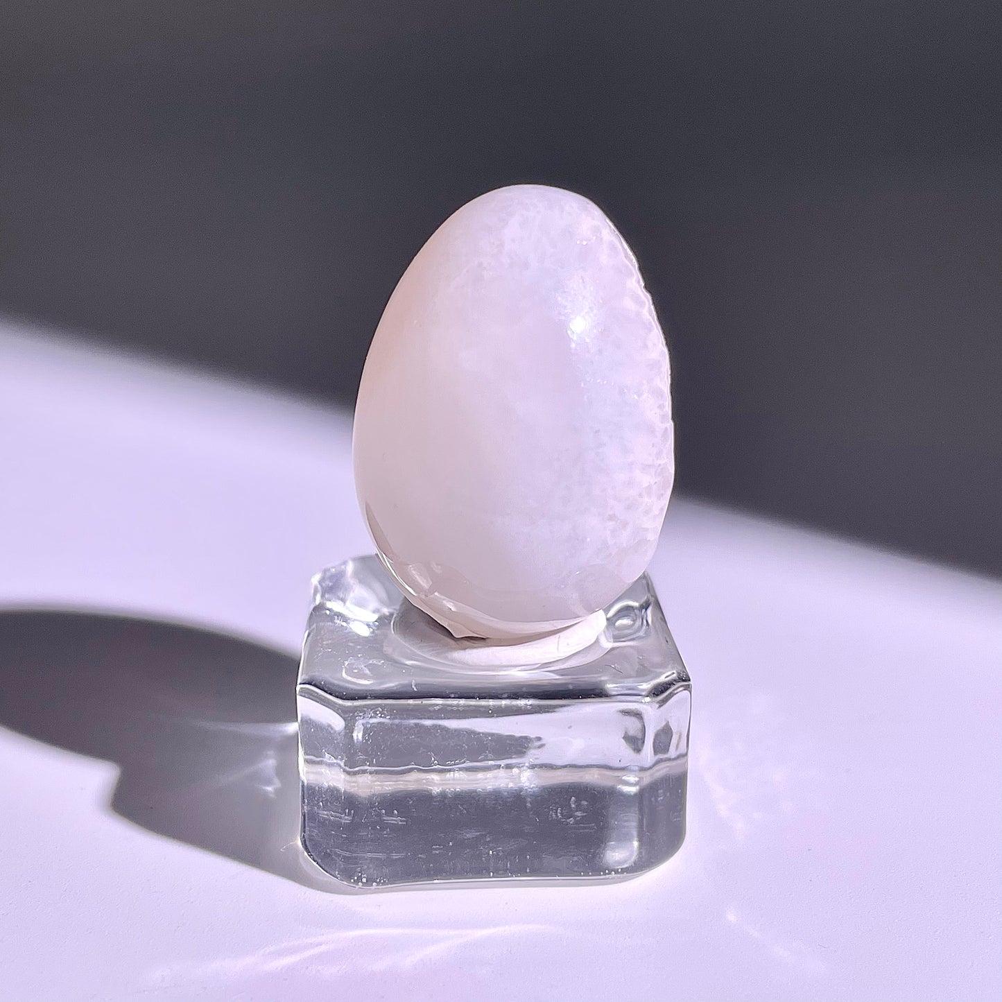 B770◇彩晶マシュマロ エッグ◇29×22×20mm◇天然石・鉱物・パワーストーン