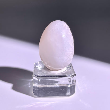 B770◇彩晶マシュマロ エッグ◇29×22×20mm◇天然石・鉱物・パワーストーン