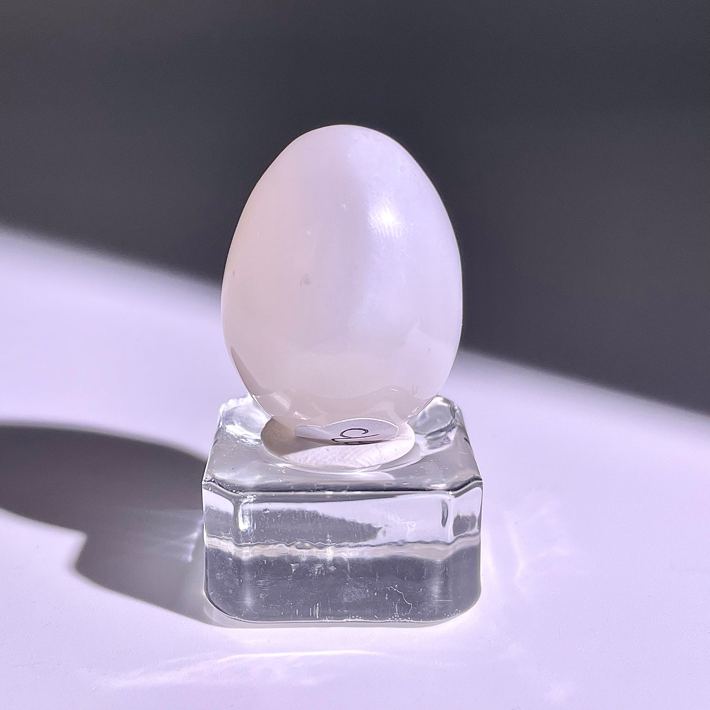 B770◇彩晶マシュマロ エッグ◇29×22×20mm◇天然石・鉱物・パワーストーン