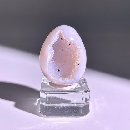 B772◇彩晶マシュマロ エッグ◇31×24×19mm◇天然石・鉱物・パワーストーン