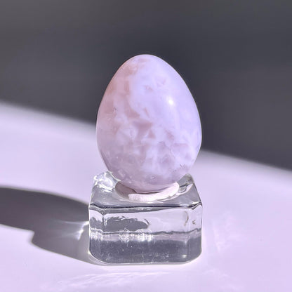 B772◇彩晶マシュマロ エッグ◇31×24×19mm◇天然石・鉱物・パワーストーン