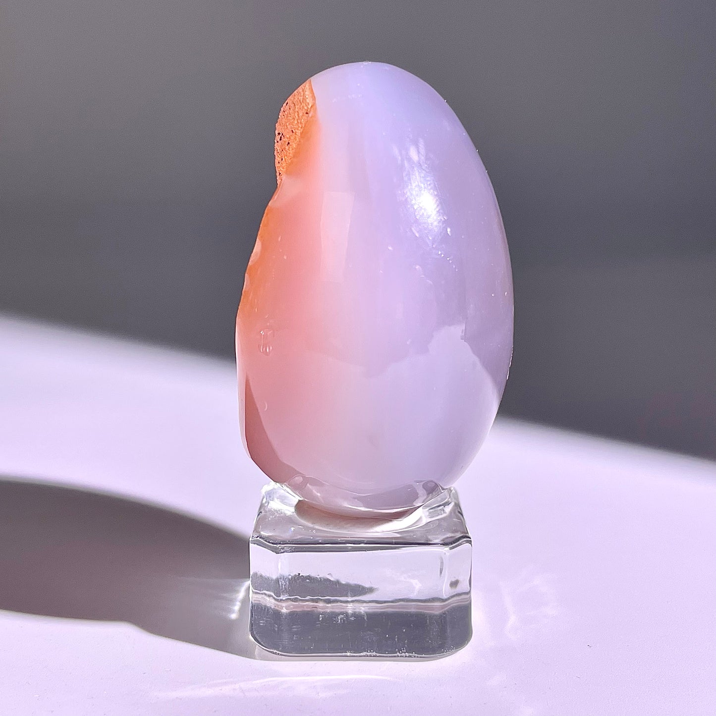 B780◇彩晶マシュマロ エッグ◇52×39×31mm◇天然石・鉱物・パワーストーン
