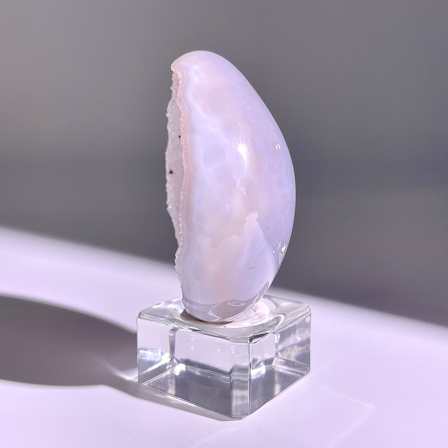 B783◇彩晶マシュマロ エッグ◇56×49×23mm◇天然石・鉱物・パワーストーン