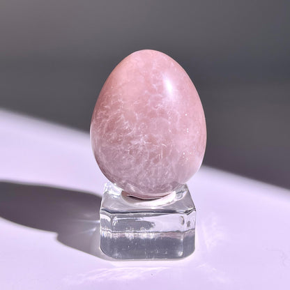 B784◇彩晶マシュマロ エッグ◇39×31×26mm◇天然石・鉱物・パワーストーン