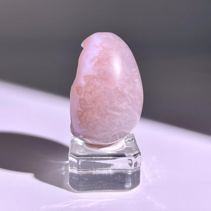 B784◇彩晶マシュマロ エッグ◇39×31×26mm◇天然石・鉱物・パワーストーン