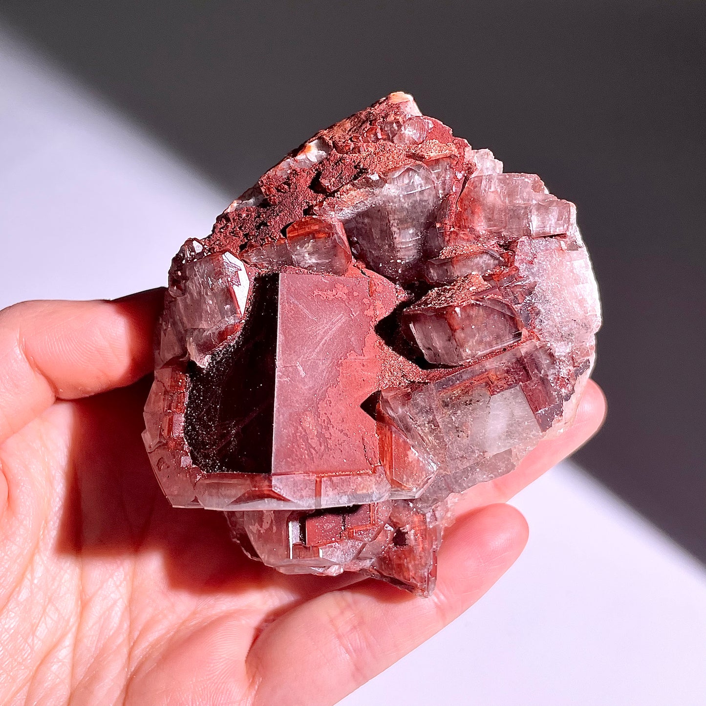 A395◇チョコレート カルサイト◇80×66×55mm◇天然石・鉱物・パワーストーン