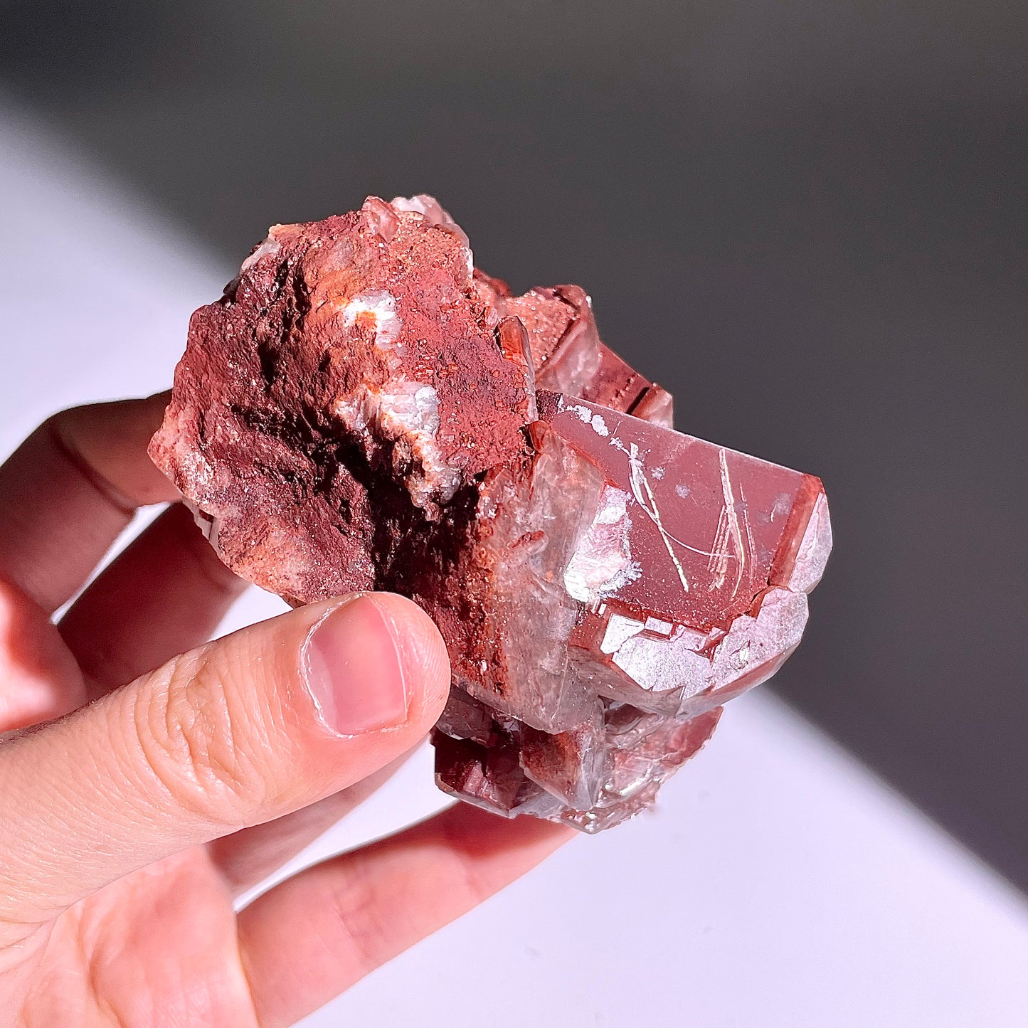 A395◇チョコレート カルサイト◇80×66×55mm◇天然石・鉱物・パワーストーン